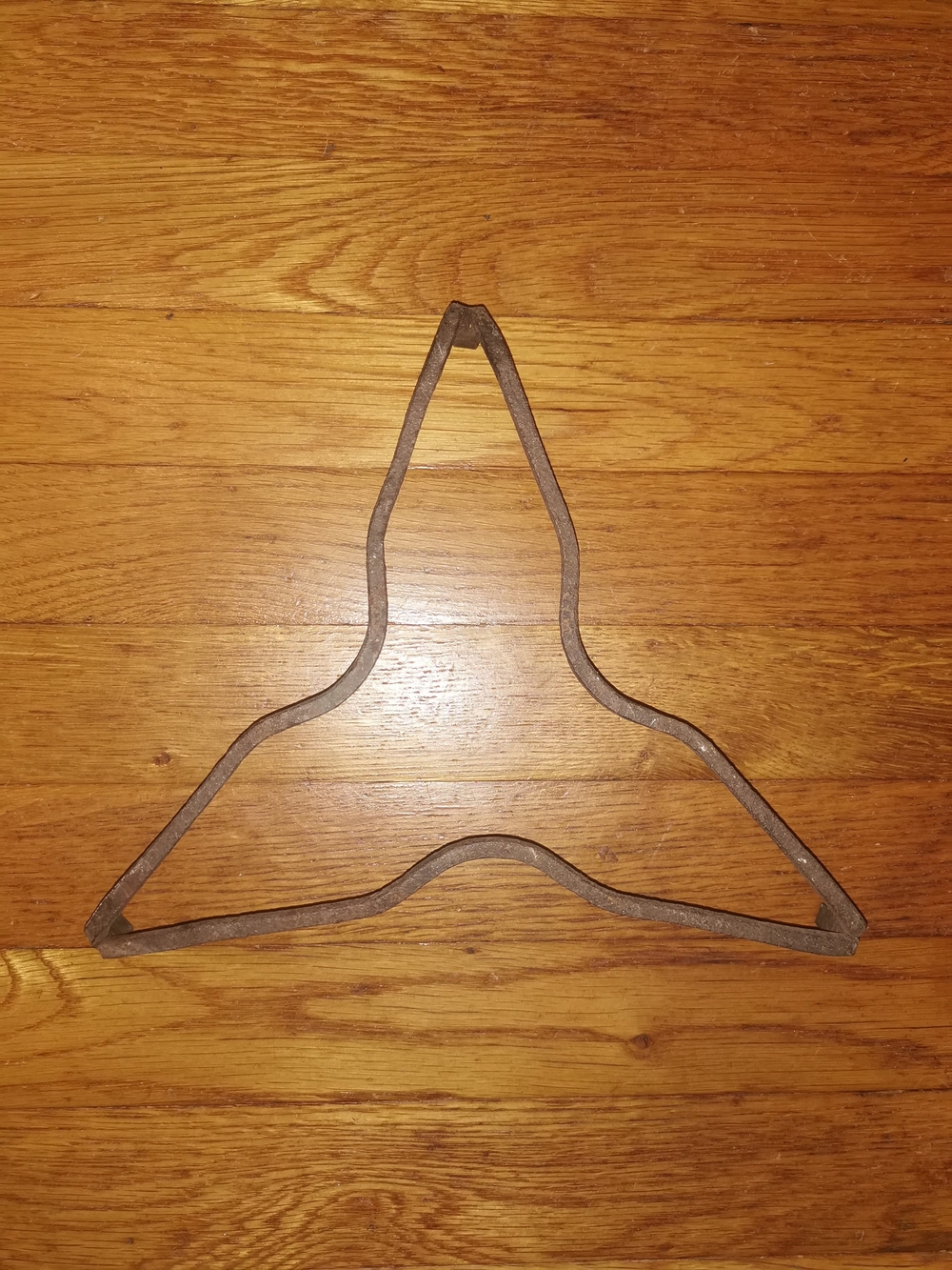 Antique Hand Forged Iron Fireplace Pot Trivet Kettle Stand Tripot 10" - Picture 4 of 10